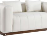 Mallina 67" Vegan Leather Upholstered Upholstered Loveseat