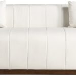 Mallina 90.5" Vegan Leather Upholstered Upholstered Sofa
