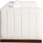 Mallina 90.5" Vegan Leather Upholstered Upholstered Sofa