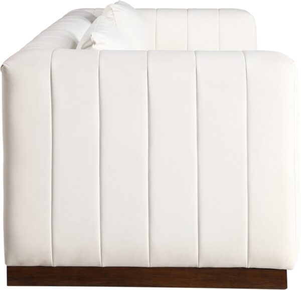 Mallina 90.5" Vegan Leather Upholstered Upholstered Sofa