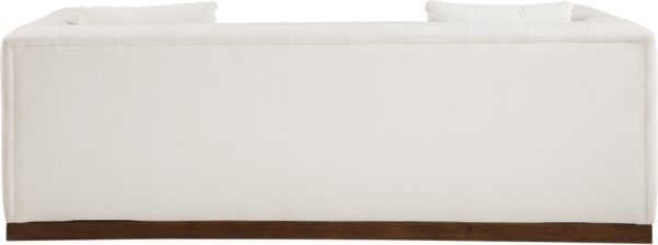 Mallina 90.5" Vegan Leather Upholstered Upholstered Sofa