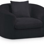 Penelope Chenille Fabric Upholstered Accent Chair