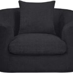 Penelope Chenille Fabric Upholstered Accent Chair