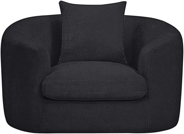 Penelope Chenille Fabric Upholstered Accent Chair