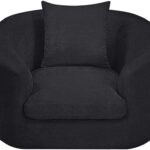 Penelope Chenille Fabric Upholstered Accent Chair