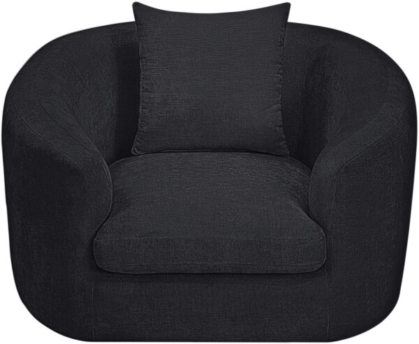 Penelope Chenille Fabric Upholstered Accent Chair