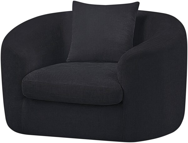 Penelope Chenille Fabric Upholstered Accent Chair