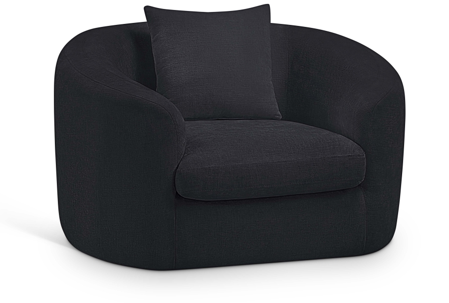 Penelope Chenille Fabric Upholstered Accent Chair