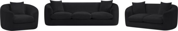 Penelope 66.5" Chenille Fabric Upholstered Upholstered Loveseat