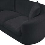 Penelope 92.5" Chenille Fabric Upholstered Upholstered Sofa