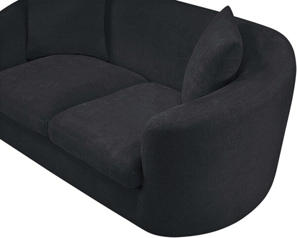Penelope 92.5" Chenille Fabric Upholstered Upholstered Sofa