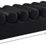 Rumble Vegan Leather Upholstered Bench