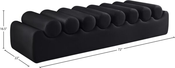 Rumble Vegan Leather Upholstered Bench