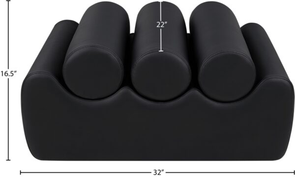 Rumble Vegan Leather Upholstered Bench