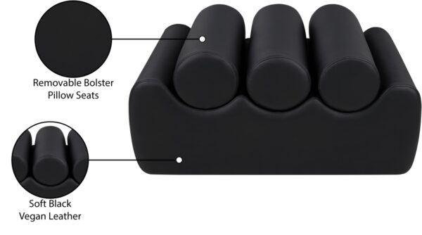 Rumble Vegan Leather Upholstered Bench