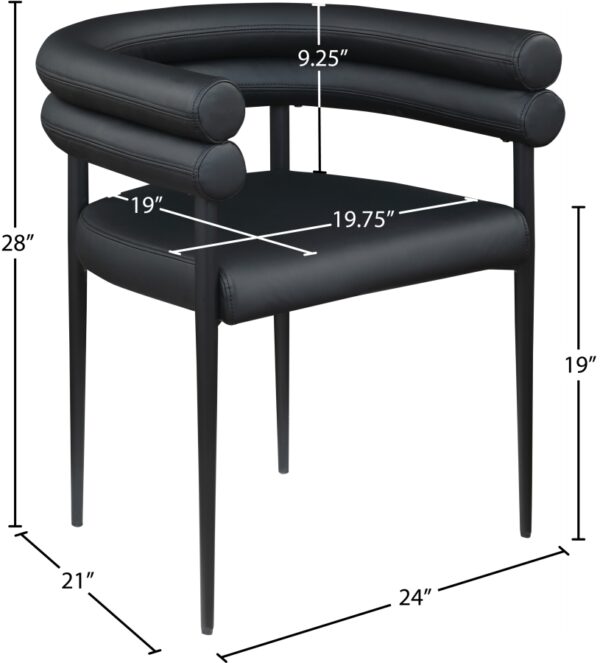 Lavina Vegan Leather Upholstered Dining Chair