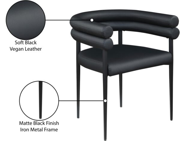 Lavina Vegan Leather Upholstered Dining Chair