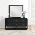 Parker Ash Veneer Framed Mirror
