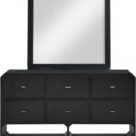 Parker Ash Veneer Framed Mirror