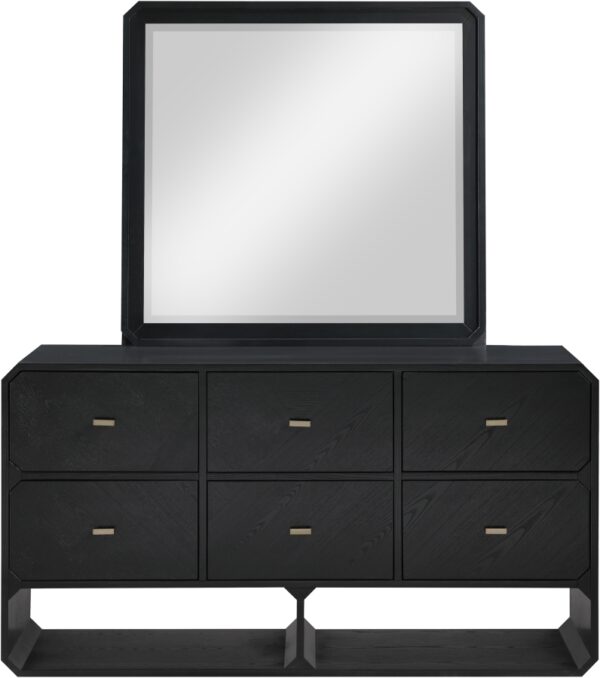 Parker Ash Veneer Framed Mirror