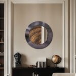 Sphere Iron Frame Mirror