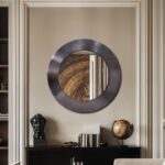 Sphere Iron Frame Mirror