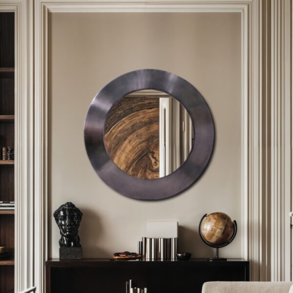 Sphere Iron Frame Mirror