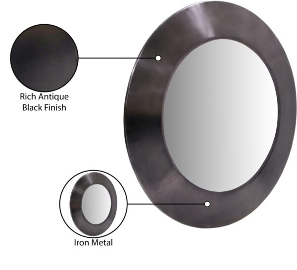 Sphere Iron Frame Mirror
