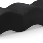 Wave Velvet Upholstered Bench