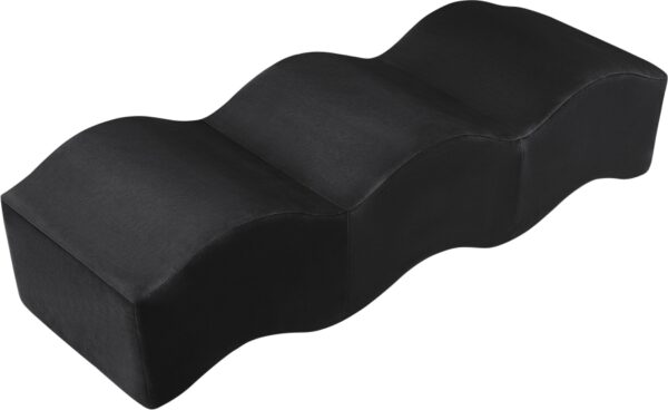 Wave Velvet Upholstered Bench