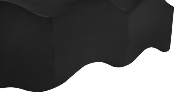 Wave Velvet Upholstered Bench