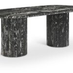 Messina 87" Marble Dining Table