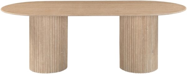 Messina 87" Travertine Dining Table