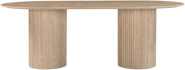 Messina 87" Travertine Dining Table