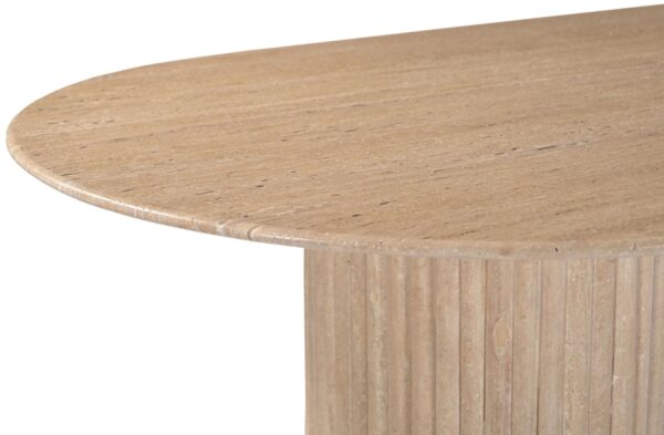 Messina 87" Travertine Dining Table