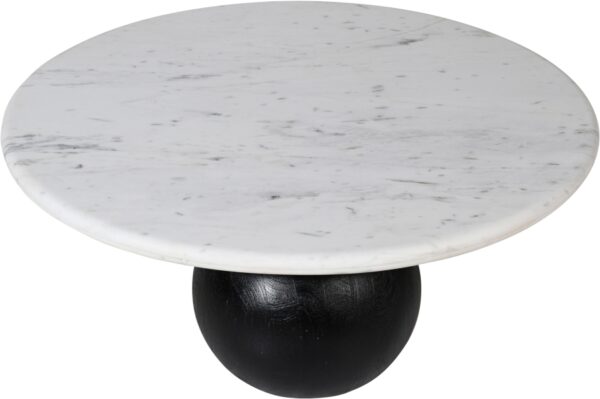 Treviso Marble Top And Mango Wood Base Coffee Table