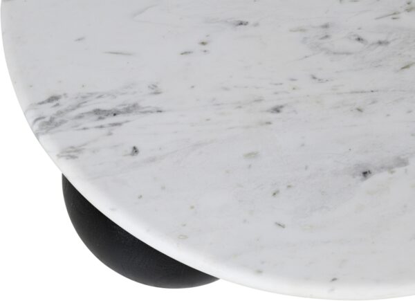 Treviso Marble Top And Mango Wood Base Coffee Table