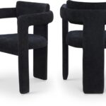 Brenda Chenille Fabric Upholstered Dining Chair