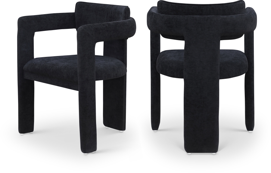 Brenda Chenille Fabric Upholstered Dining Chair