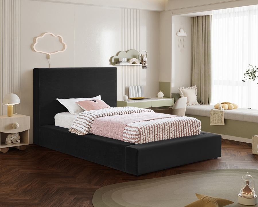 Dorian Velvet Upholstered Bed