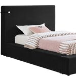 Dorian Velvet Upholstered Bed