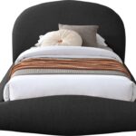 Genesis Teddy Fabric Upholstered Floating Twin Bed