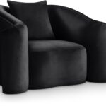 Destin Velvet Upholstered Accent Chair