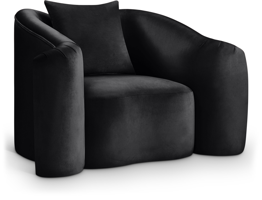 Destin Velvet Upholstered Accent Chair