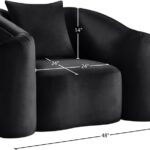 Destin Velvet Upholstered Accent Chair