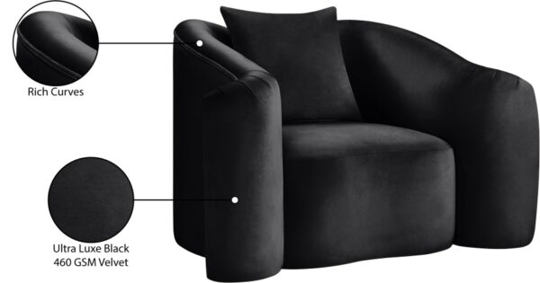 Destin Velvet Upholstered Accent Chair