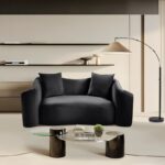 Destin 70" Velvet Upholstered Upholstered Loveseat
