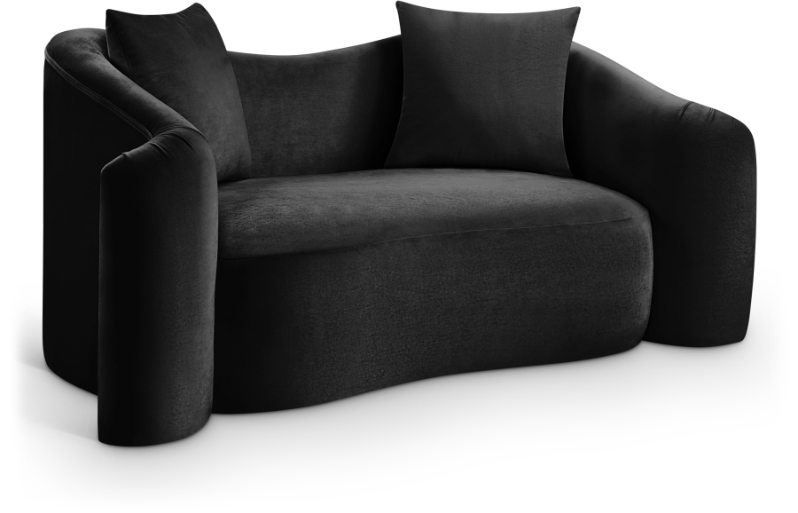 Destin 70" Velvet Upholstered Upholstered Loveseat