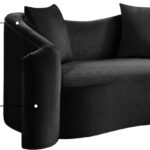 Destin 70" Velvet Upholstered Upholstered Loveseat