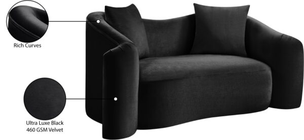 Destin 70" Velvet Upholstered Upholstered Loveseat